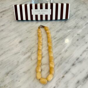 Yellow Stone Necklace